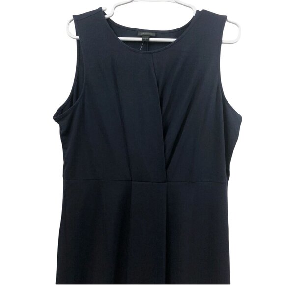 J. Jill Wearever Collection WE Navy Blue Pleated Midi Dress Size 2X 18 20 Plus - Picture 4 of 9